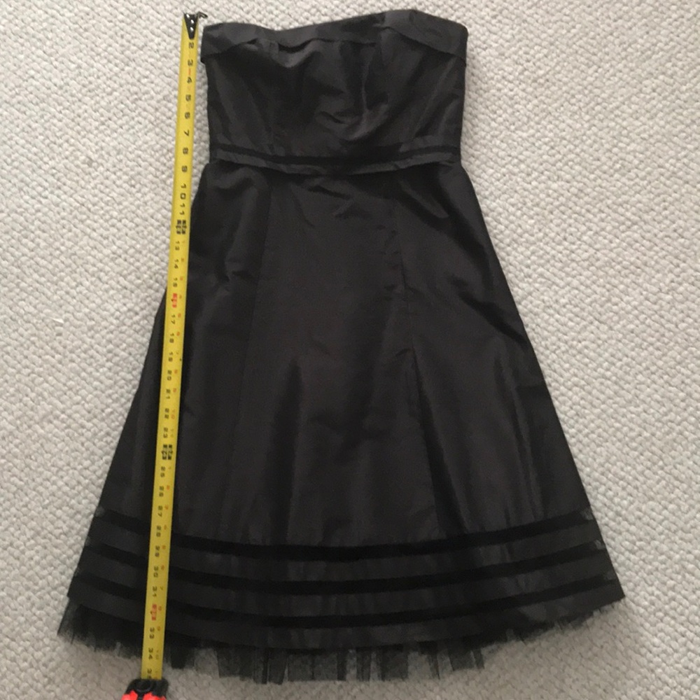 Vera Wang Strapless Fit and Flare Dress - Picture 7 of 7